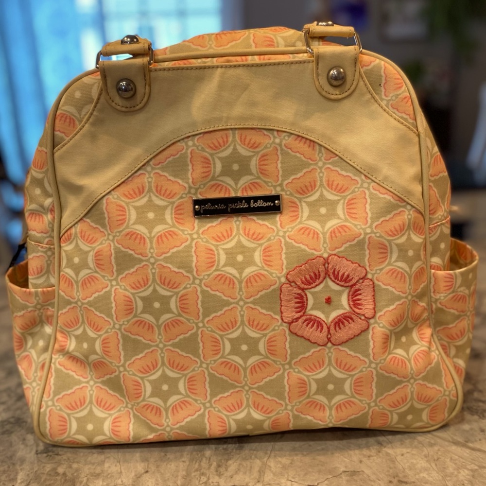 Petunia Pickle Bottom large backpack/satchel convertible diaper bag